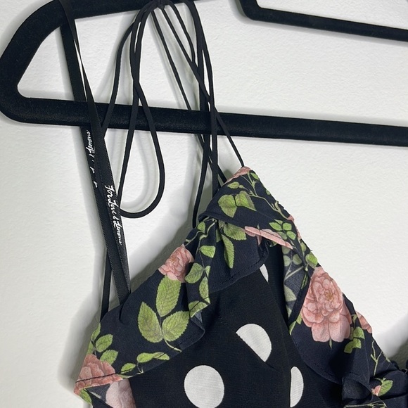 For Love & Lemons 🍋 Shirred Polka Dot Mini XS - Picture 8 of 12